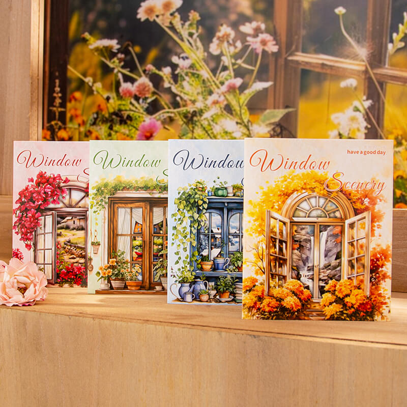 Window Scenery Stickers | 10 PCS