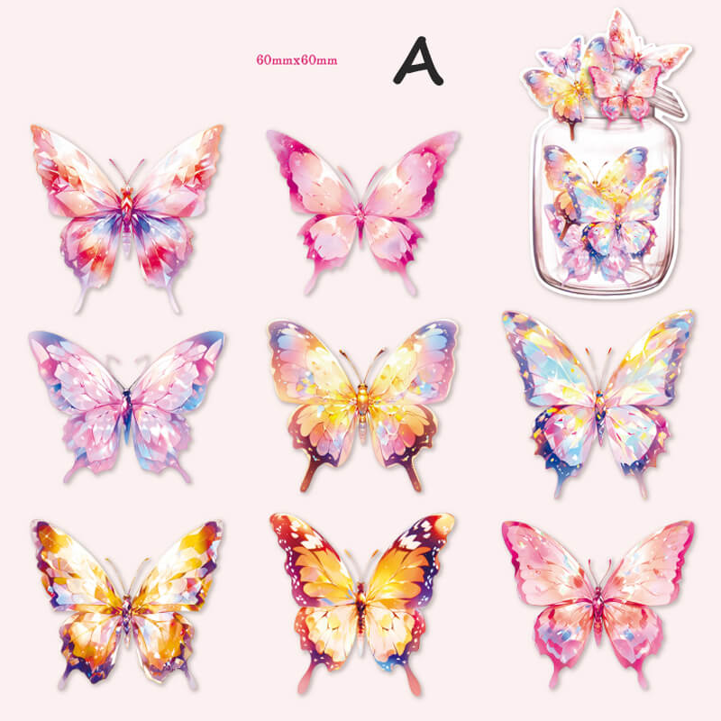 Wishing Butterfly Stickers | 16 PCS