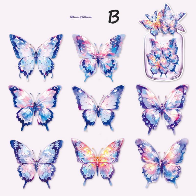 Wishing Butterfly Stickers | 16 PCS