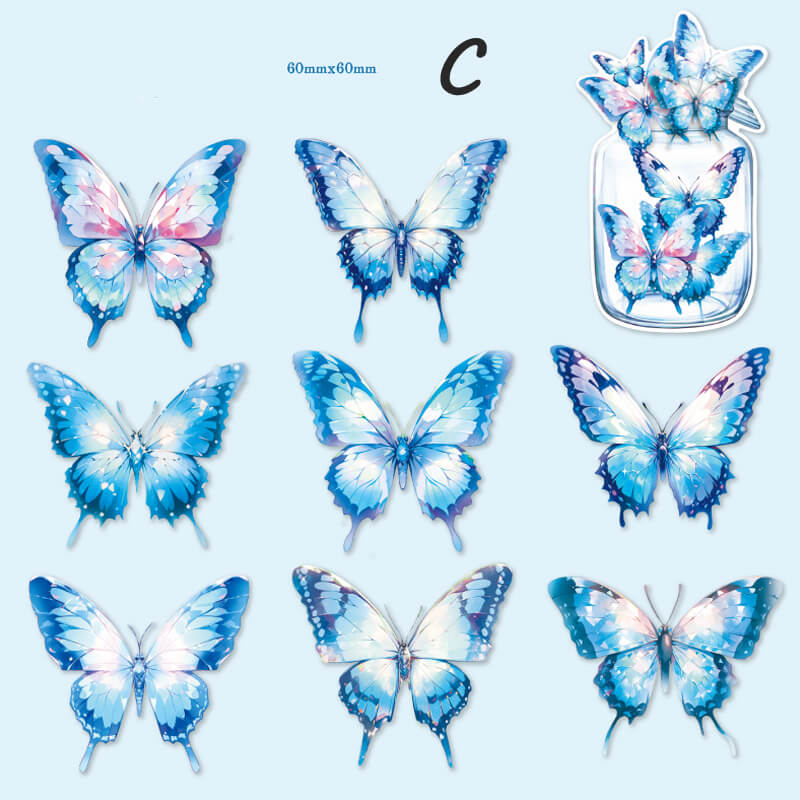 Wishing Butterfly Stickers | 16 PCS