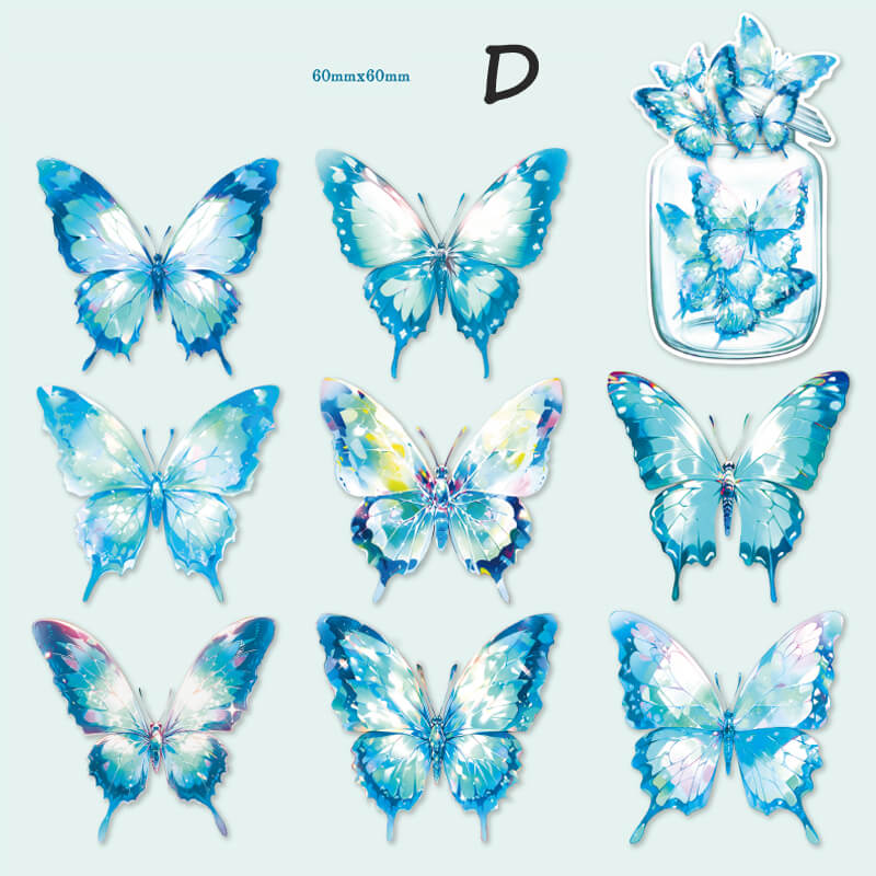 Wishing Butterfly Stickers | 16 PCS