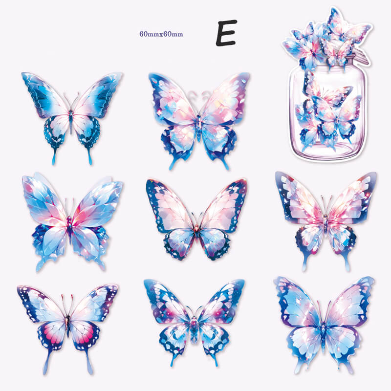 Wishing Butterfly Stickers | 16 PCS